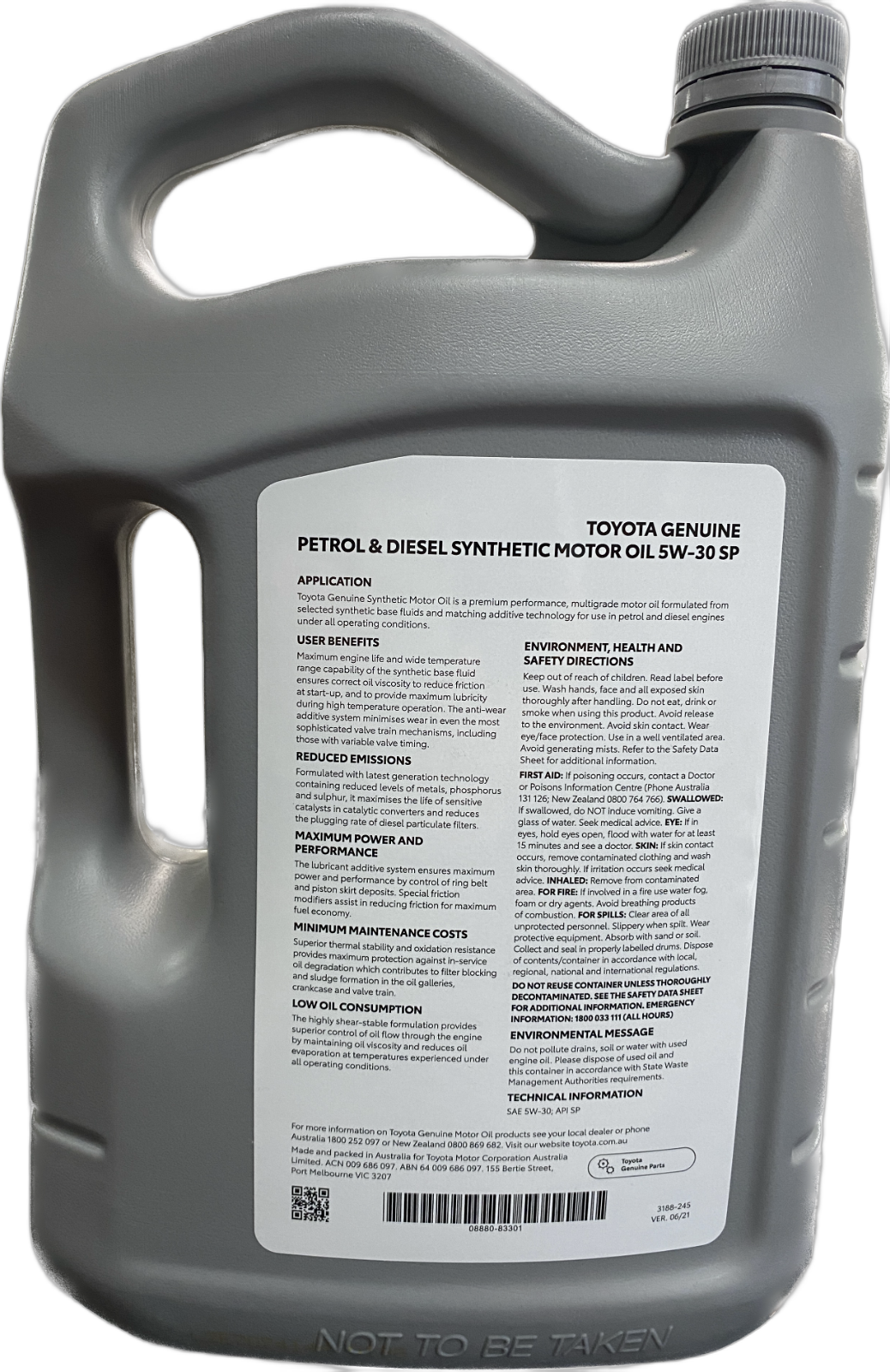 Pet & Dsl Syn Motor Oil 5W-30