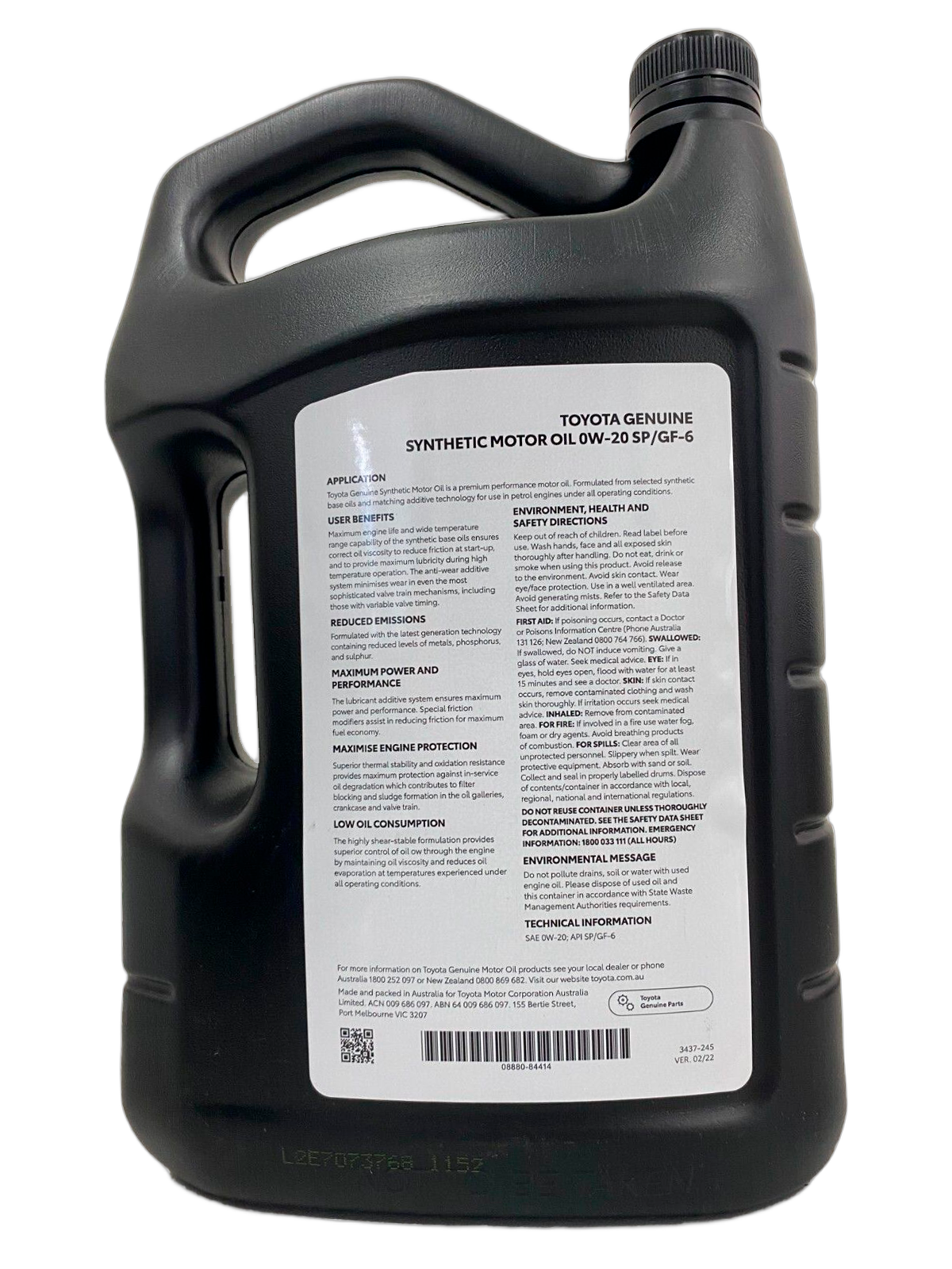0W-20 SP Synthetic