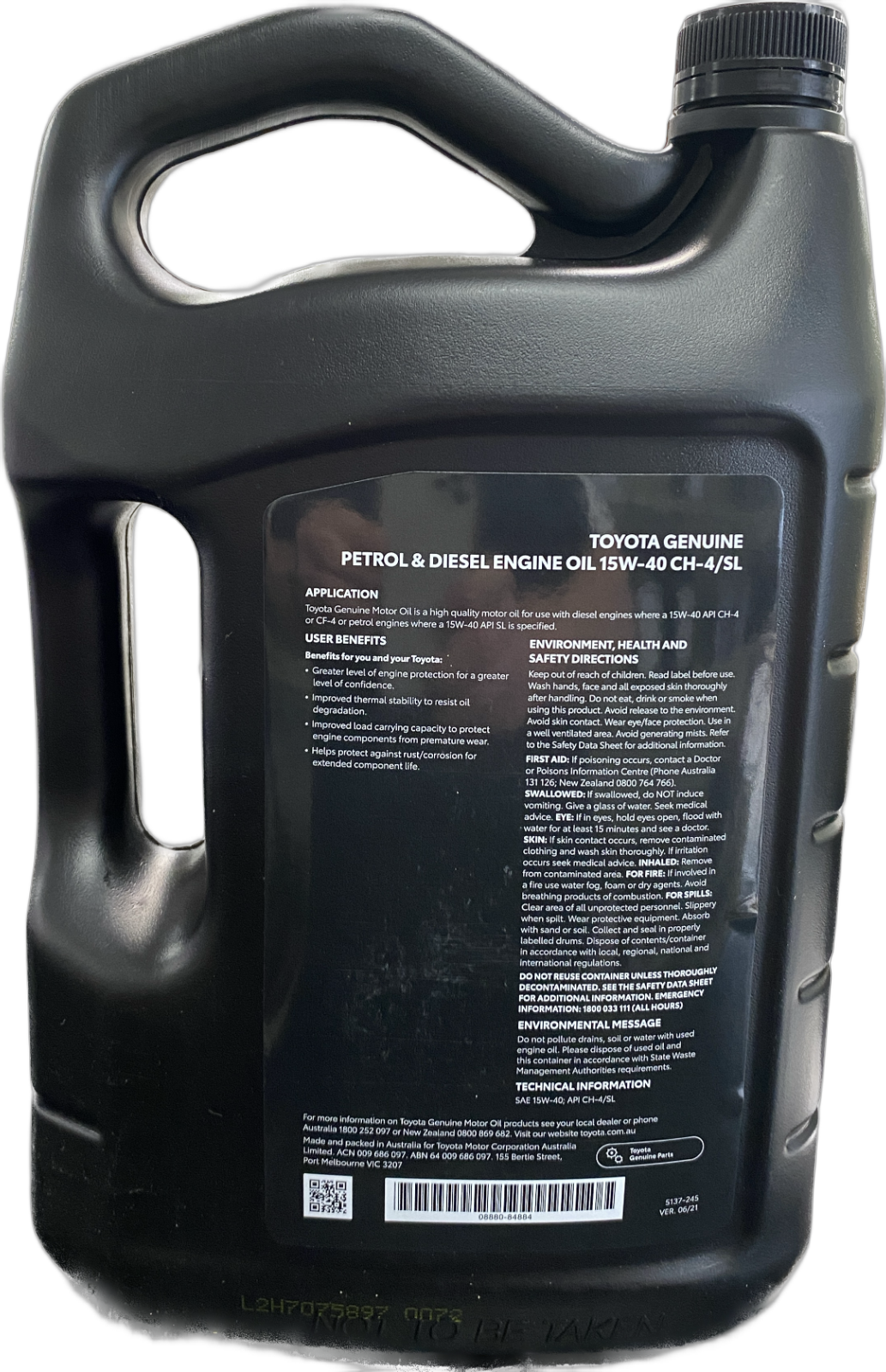 15W-40 Petrol & Diesel