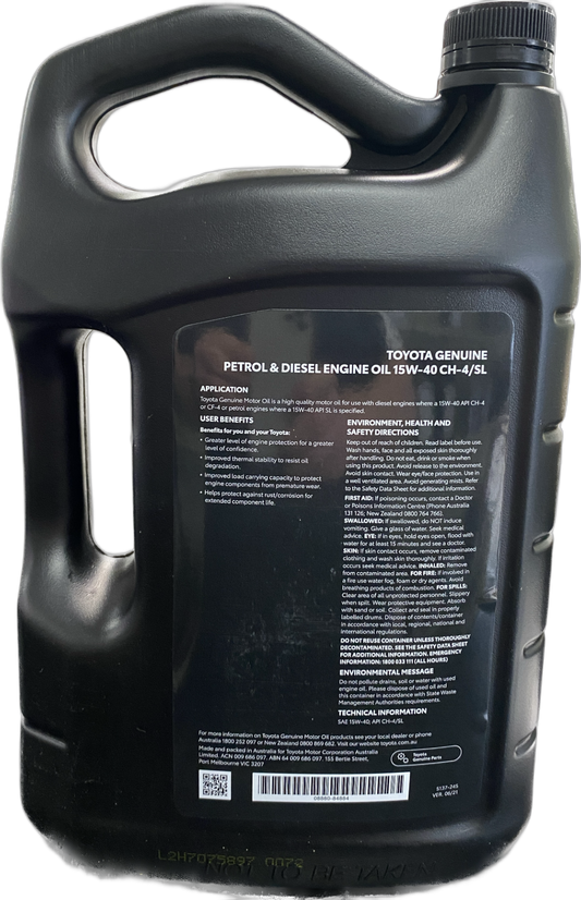 15W-40 Petrol & Diesel