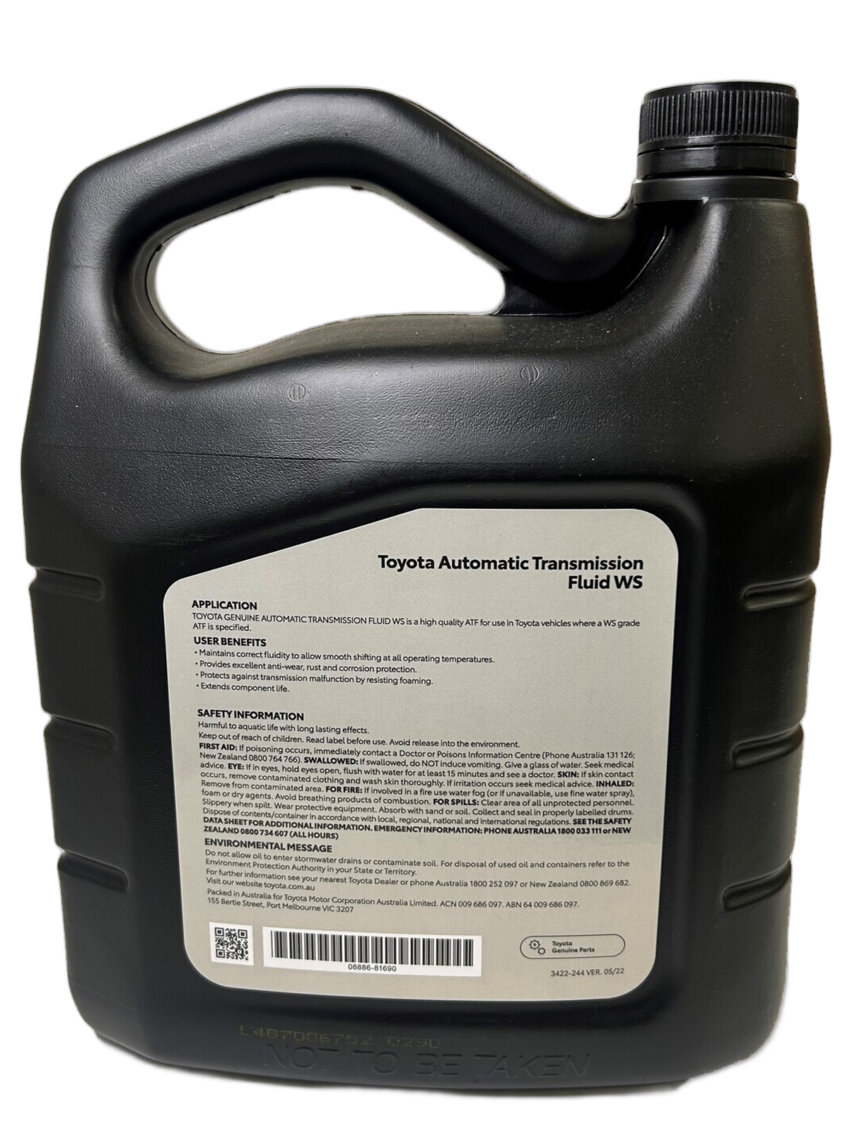 ATF Type WS 4LTR