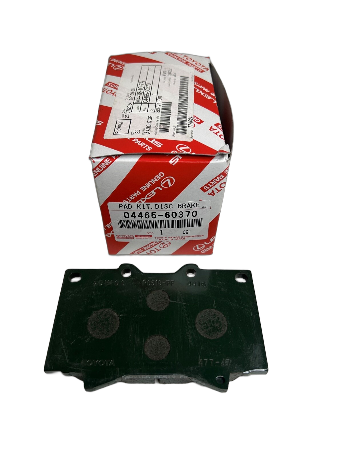 Pad Kit Disc Brake