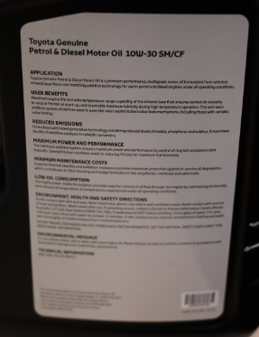 10W-30 Petrol/Diesel